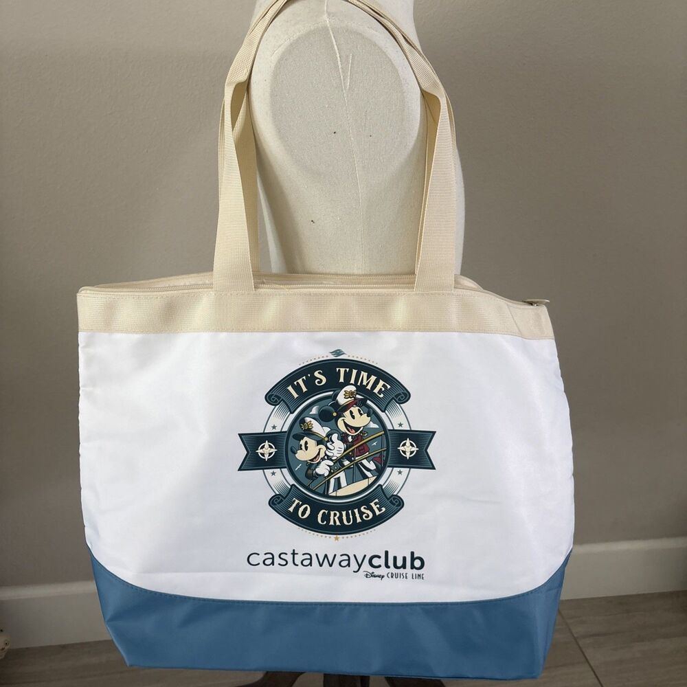 Disney Cruise Line Castaway Club Tote Bag "Time To Cruise"